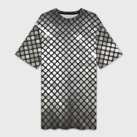 Платье-футболка 3D с принтом Silver style в Санкт-Петербурге,  |  | club | клуб | серебро | стиль