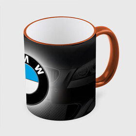 Кружка с принтом BMW в Санкт-Петербурге, керамика | ёмкость 330 мл | bmw | бмв | лого | логотип