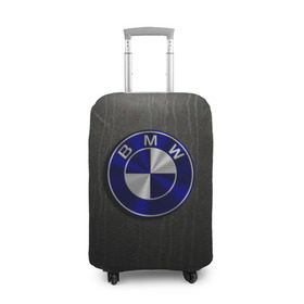 Чехол для чемодана 3D с принтом bmw в Санкт-Петербурге, 86% полиэфир, 14% спандекс | двустороннее нанесение принта, прорези для ручек и колес | bmw | бмв | лого | логотип