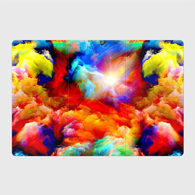 Магнитный плакат 3Х2 с принтом Солнце в Санкт-Петербурге, Полимерный материал с магнитным слоем | 6 деталей размером 9*9 см | Тематика изображения на принте: краски | небо | облака | разноцветные | солнце | цветные | яркие