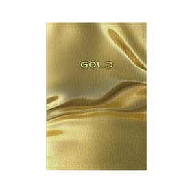 Обложка для паспорта матовая кожа с принтом Gold в Санкт-Петербурге, натуральная матовая кожа | размер 19,3 х 13,7 см; прозрачные пластиковые крепления | gold | золото