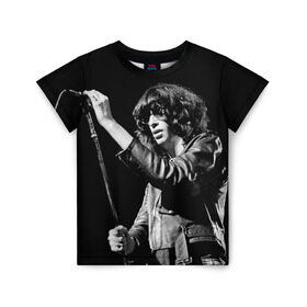Детская футболка 3D с принтом Ramones 5 в Санкт-Петербурге, 100% гипоаллергенный полиэфир | прямой крой, круглый вырез горловины, длина до линии бедер, чуть спущенное плечо, ткань немного тянется | joey ramone | punk | джоуи рамон | панк | рамонез | рамонес