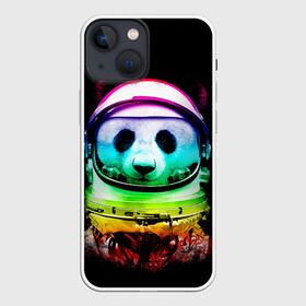 Чехол для iPhone 13 mini с принтом Панда космонавт в Санкт-Петербурге,  |  | Тематика изображения на принте: астронавт | звезды | космонавт | космос | панда | радуга