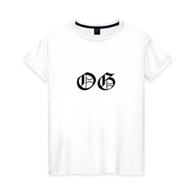 Женская футболка хлопок с принтом OPTIMUS GANG в Санкт-Петербурге, 100% хлопок | прямой крой, круглый вырез горловины, длина до линии бедер, слегка спущенное плечо | gang | optimus | optimus gang | sad