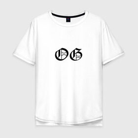 Мужская футболка хлопок Oversize с принтом OPTIMUS GANG в Санкт-Петербурге, 100% хлопок | свободный крой, круглый ворот, “спинка” длиннее передней части | gang | optimus | optimus gang | sad