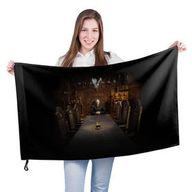 Флаг 3D с принтом Vikings Рагнар Лодброк в Санкт-Петербурге, 100% полиэстер | плотность ткани — 95 г/м2, размер — 67 х 109 см. Принт наносится с одной стороны | vikings | викинги | рагнар лодброк