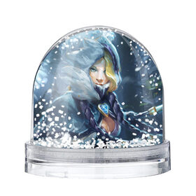 Снежный шар с принтом Crystal Maiden в Санкт-Петербурге, Пластик | Изображение внутри шара печатается на глянцевой фотобумаге с двух сторон | crystal | dota | dota 2 | maiden | дота | дотан | кристал | кристалка | мейден | раки