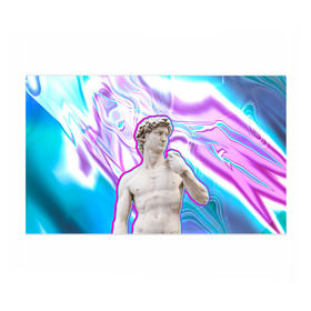 Бумага для упаковки 3D с принтом Статуя Давида в Санкт-Петербурге, пластик и полированная сталь | круглая форма, металлическое крепление в виде кольца | hipster | swag | давид | искусство | свег | свэг | статуя давида | хипстер | хисптеры