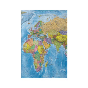 Обложка для паспорта матовая кожа с принтом Карта в Санкт-Петербурге, натуральная матовая кожа | размер 19,3 х 13,7 см; прозрачные пластиковые крепления | Тематика изображения на принте: map | world | глобус | мир | россия