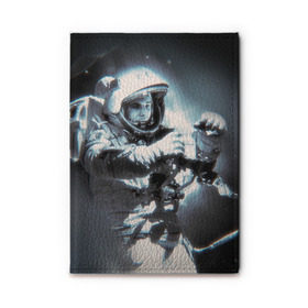 Обложка для автодокументов с принтом Гагарин 5 в Санкт-Петербурге, натуральная кожа |  размер 19,9*13 см; внутри 4 больших “конверта” для документов и один маленький отдел — туда идеально встанут права | 12 апреля | гагарин | день космонавтики | космонавт | космонавтика | космос | юра | юрий