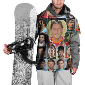 Накидка на куртку 3D с принтом Франческо Тотти - лучший в Санкт-Петербурге, 100% полиэстер |  | francesco totti | лучший футболист | любимый игрок | сердце | франческо тотти | футбол | я люблю