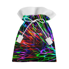 Подарочный 3D мешок с принтом Разноцветные разводы в Санкт-Петербурге, 100% полиэстер | Размер: 29*39 см | Тематика изображения на принте: гранж | краска | разводы | цветные