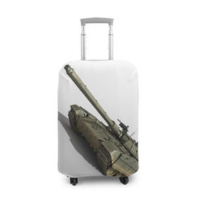 Чехол для чемодана 3D с принтом Армата 2 в Санкт-Петербурге, 86% полиэфир, 14% спандекс | двустороннее нанесение принта, прорези для ручек и колес | 9 мая | armata | армата | военная техника | танк | техника