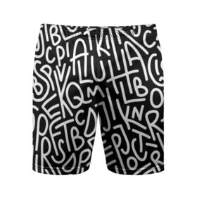 Мужские шорты 3D спортивные с принтом Английские буквы в Санкт-Петербурге,  |  | алфавит | английский язык | буквы | оформление | слой | текстура | трайбл | узор | фон