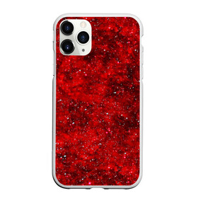 Чехол для iPhone 11 Pro матовый с принтом Red Star в Санкт-Петербурге, Силикон |  | абстракция | арт | брызги | краска | красный | цветные