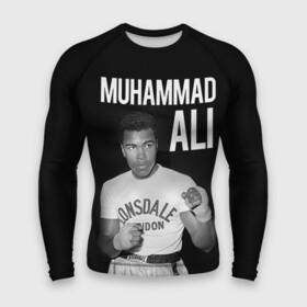 Мужской рашгард 3D с принтом Muhammad Ali в Санкт-Петербурге,  |  | ali | boxing | muhammad ali |   |  muhammad |  бокс | али | боксер | мухамад. мухаммад | мухаммед | мухаммед али