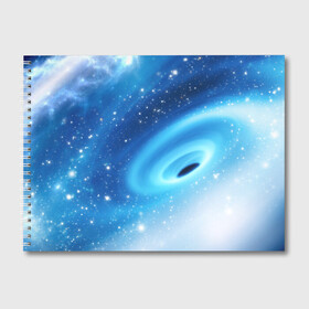 Альбом для рисования с принтом Неизведанная галактика в Санкт-Петербурге, 100% бумага
 | матовая бумага, плотность 200 мг. | Тематика изображения на принте: вселенная | галактика | звёзды | камета | космос | метеориты | метеоры | млечный путь | орбита | планеты | солнечная система