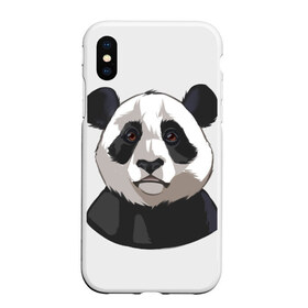 Чехол для iPhone XS Max матовый с принтом Panda в Санкт-Петербурге, Силикон | Область печати: задняя сторона чехла, без боковых панелей | милый | панда