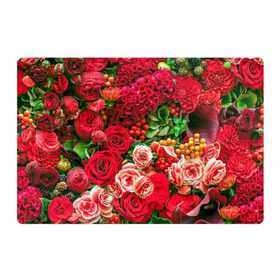 Магнитный плакат 3Х2 с принтом Роскошный букет в Санкт-Петербурге, Полимерный материал с магнитным слоем | 6 деталей размером 9*9 см | 8 марта | блеск | гвоздики | красный | красота | невероятный | огромный букет | пёстрый | праздник | розы | роскошный | цветы | шикарный
