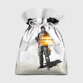Подарочный 3D мешок с принтом Battlefield 4 Soldier в Санкт-Петербурге, 100% полиэстер | Размер: 29*39 см | art | battlefield