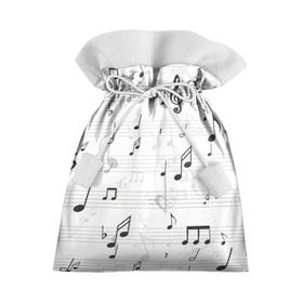 Подарочный 3D мешок с принтом ноты в Санкт-Петербурге, 100% полиэстер | Размер: 29*39 см | музыка | ноты | струны