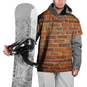 Накидка на куртку 3D с принтом Кирпичи в Санкт-Петербурге, 100% полиэстер |  | бетон | камень | кирпич | мощь | стена | строительство | стройка | цемент