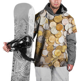Накидка на куртку 3D с принтом Российские монетки в Санкт-Петербурге, 100% полиэстер |  | Тематика изображения на принте: money | валюта | деньги | копейка | лавэ | мелочёвка | мелочь | монетки | монеты | россия | рубль | филки