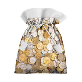 Подарочный 3D мешок с принтом Российские монетки в Санкт-Петербурге, 100% полиэстер | Размер: 29*39 см | money | валюта | деньги | копейка | лавэ | мелочёвка | мелочь | монетки | монеты | россия | рубль | филки