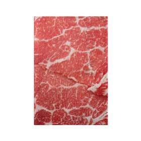 Обложка для паспорта матовая кожа с принтом Кусок мяса в Санкт-Петербурге, натуральная матовая кожа | размер 19,3 х 13,7 см; прозрачные пластиковые крепления | Тематика изображения на принте: баранина | бекон | белок | говядина | еда | жилы | кровь | кусок | мощь | мышцы | мясо | нарезка | отбивная | пища | протеин | свинина | сила | телятина | туша | филе | хрящи