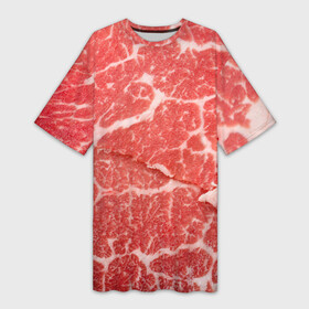 Платье-футболка 3D с принтом Кусок мяса в Санкт-Петербурге,  |  | баранина | бекон | белок | говядина | еда | жилы | кровь | кусок | мощь | мышцы | мясо | нарезка | отбивная | пища | протеин | свинина | сила | телятина | туша | филе | хрящи