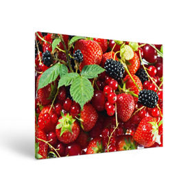 Холст прямоугольный с принтом Любимые ягоды в Санкт-Петербурге, 100% ПВХ |  | вкусно | голубика | дача | деревня | ежевика | зелень | клубника | малина | огород | полезно | сад | смородина | сок | фрукты | черника | шиповник | ягоды