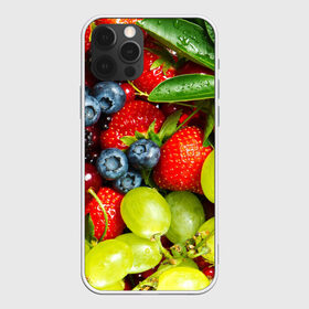 Чехол для iPhone 12 Pro Max с принтом Вкусные ягоды в Санкт-Петербурге, Силикон |  | Тематика изображения на принте: виноград | вкусно | голубика | дача | деревня | ежевика | клубника | малина | огород | полезно | рябина | сад | смородина | сок | фрукты | черника | ягоды