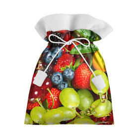Подарочный 3D мешок с принтом Вкусные ягоды в Санкт-Петербурге, 100% полиэстер | Размер: 29*39 см | виноград | вкусно | голубика | дача | деревня | ежевика | клубника | малина | огород | полезно | рябина | сад | смородина | сок | фрукты | черника | ягоды