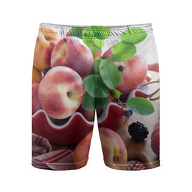 Мужские шорты 3D спортивные с принтом Персики в Санкт-Петербурге,  |  | ваза | витамины | здоровье | лакомство | мёд | овощи | персики | сладости | тарелка | фрукты | черника | ягоды