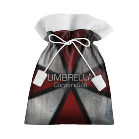 Подарочный 3D мешок с принтом Umbrella corps в Санкт-Петербурге, 100% полиэстер | Размер: 29*39 см | Тематика изображения на принте: resident evil | вирус | зомби