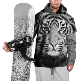 Накидка на куртку 3D с принтом Красавец тигр в Санкт-Петербурге, 100% полиэстер |  | Тематика изображения на принте: джунгли | дикая кошка | животные | зверь | король | кровь | мясо | опасность | охотник | тигр | хищник | царь | цирк
