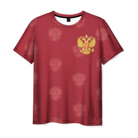 Мужская футболка 3D с принтом Сборная России по футболу в Санкт-Петербурге, 100% полиэфир | прямой крой, круглый вырез горловины, длина до линии бедер | russia | акинфеев | дзюба | россия | рф | футбол | черышев