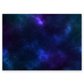 Поздравительная открытка с принтом Звёздное небо в Санкт-Петербурге, 100% бумага | плотность бумаги 280 г/м2, матовая, на обратной стороне линовка и место для марки
 | вселенная | галактика | звёзды | камета | космос | метеориты | метеоры | небо | ночь | солнечная система