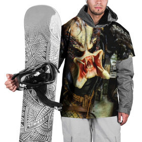 Накидка на куртку 3D с принтом Чужой в Санкт-Петербурге, 100% полиэстер |  | predator | инопланетяне | пришелец