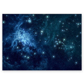 Поздравительная открытка с принтом Слияние галактик в Санкт-Петербурге, 100% бумага | плотность бумаги 280 г/м2, матовая, на обратной стороне линовка и место для марки
 | вселенная | галактика | звёзды | комета | космос | метеориты | метеоры | созвездия