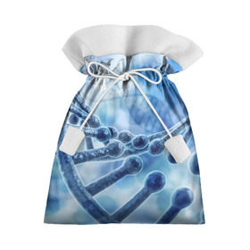 Подарочный 3D мешок с принтом Молекула ДНК в Санкт-Петербурге, 100% полиэстер | Размер: 29*39 см | dna | биохимия | внешность | ген | генетика | днк | молекула | наследственность | спираль | способности | структура | характер | черты