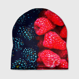 Шапка 3D с принтом Ягоды в Санкт-Петербурге, 100% полиэстер | универсальный размер, печать по всей поверхности изделия | клубника | красный | лето | природа | ягода