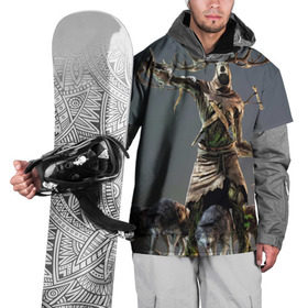 Накидка на куртку 3D с принтом Леший в Санкт-Петербурге, 100% полиэстер |  | Тематика изображения на принте: gerald | wild hunt | witcher | ведьмак | геральд | дикая охота