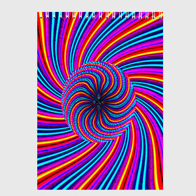 Скетчбук с принтом Радуга в Санкт-Петербурге, 100% бумага
 | 48 листов, плотность листов — 100 г/м2, плотность картонной обложки — 250 г/м2. Листы скреплены сверху удобной пружинной спиралью | краска | линии | цветные