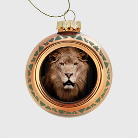 Стеклянный ёлочный шар с принтом Царь зверей в Санкт-Петербурге, Стекло | Диаметр: 80 мм | власть | дикая кошка | животное | король джунглей | лев | львица | мощь | мудрость | охотник | сила | хитрость | хищник | царь зверей