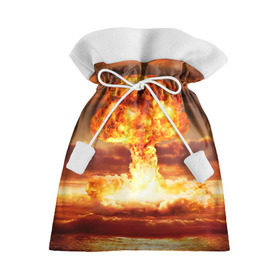 Подарочный 3D мешок с принтом Атомный взрыв в Санкт-Петербурге, 100% полиэстер | Размер: 29*39 см | агрессия | атомный взрыв | водородная бомба | вспышка | гриб | огонь | пламя | ударная волна | уничтожение | урон | ядерный удар