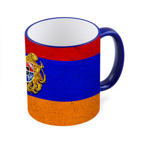Кружка 3D с принтом Армения в Санкт-Петербурге, керамика | ёмкость 330 мл | армения | армянин | армянский | национальный | нация | флаг | флаги