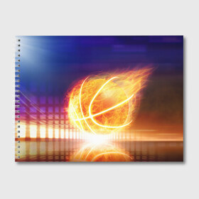 Альбом для рисования с принтом Огненный мяч в Санкт-Петербурге, 100% бумага
 | матовая бумага, плотность 200 мг. | streetball | баскетбол | взрыв | искры | любимая игра | моя жизнь | мяч | огонь | пламя | развлечение | страсть | тренировка | увлечение | хобби