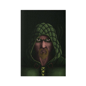 Обложка для паспорта матовая кожа с принтом Зеленая Стрела в Санкт-Петербурге, натуральная матовая кожа | размер 19,3 х 13,7 см; прозрачные пластиковые крепления | arrow | green | зеленая | стрела