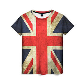 Женская футболка 3D с принтом Великобритания в Санкт-Петербурге, 100% полиэфир ( синтетическое хлопкоподобное полотно) | прямой крой, круглый вырез горловины, длина до линии бедер | great britain | the united kingdom of great britain | британия | великая британия | великобритания | государство | соединённое королевство | страна | флаг | флаги